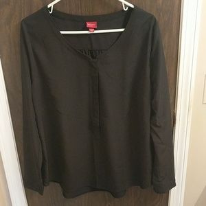 Merona black blouse
